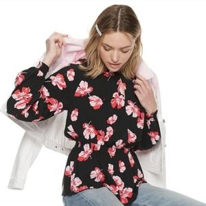 Popsugar Floral Blouse